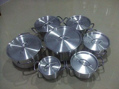 揭陽(yáng)市恒銳不銹鋼制品 專業(yè)供應(yīng)鋁鍋、鋁提鍋、套裝鍋，規(guī)格多選支持定制